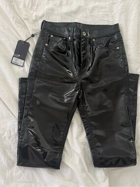 Rag & Bone High-Shine Vinyl Pants